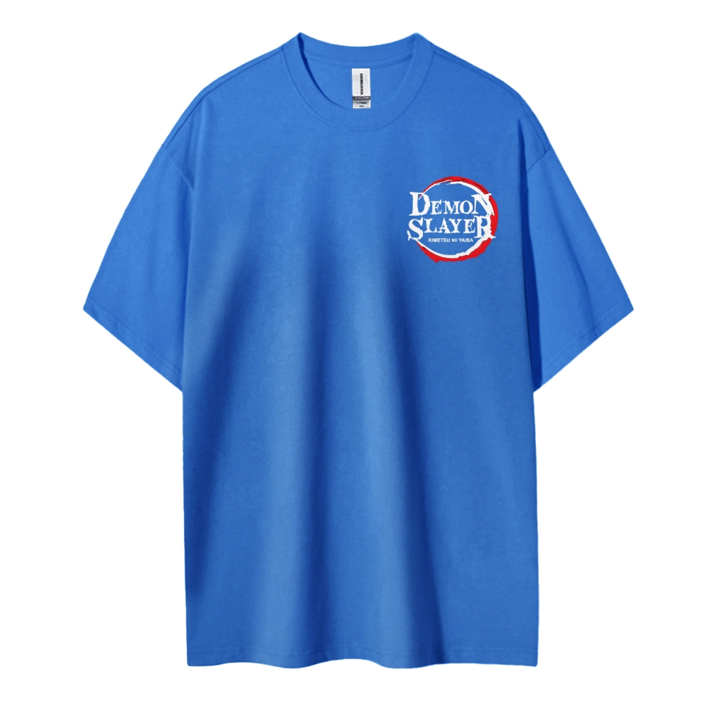 Demon Slayer Cotton Unisex Round Neck Anime T-Shirt