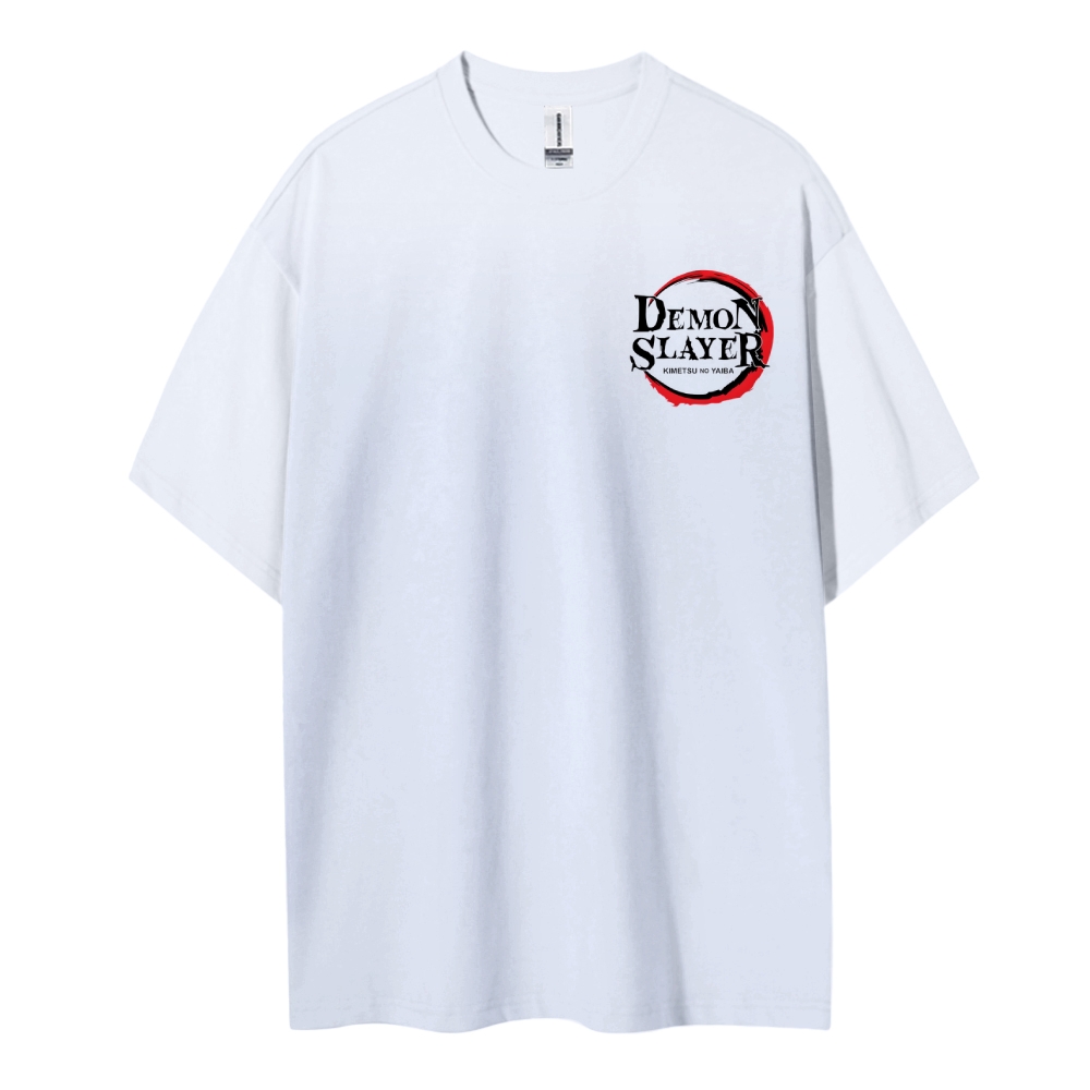 Demon Slayer Cotton Unisex Round Neck Anime T-Shirt
