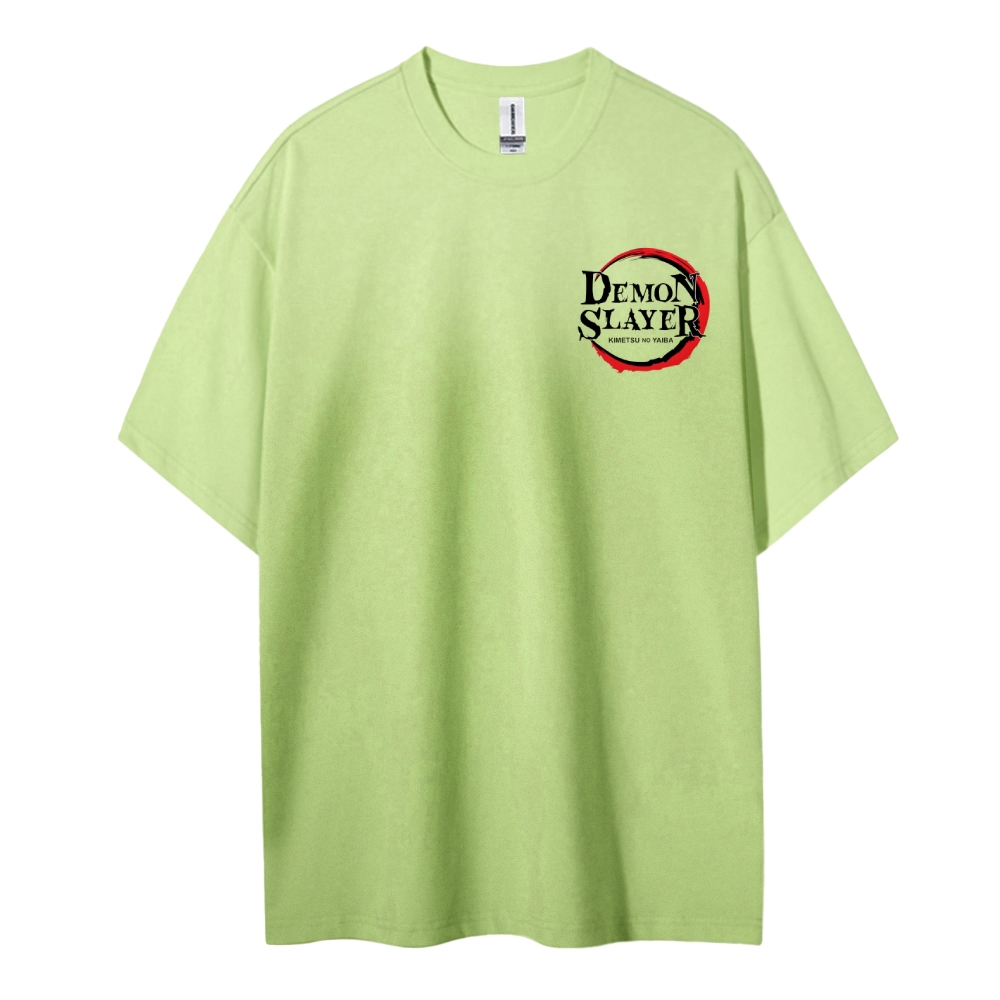 Demon Slayer Cotton Unisex Round Neck Anime T-Shirt