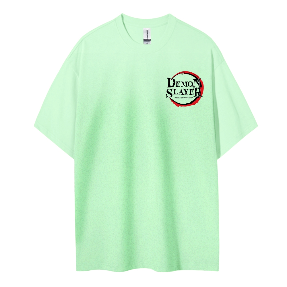 Demon Slayer Cotton Unisex Round Neck Anime T-Shirt