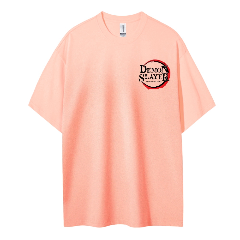 Demon Slayer Cotton Unisex Round Neck Anime T-Shirt