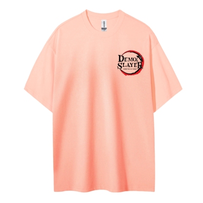 Demon Slayer Cotton Unisex Round Neck Anime T-Shirt