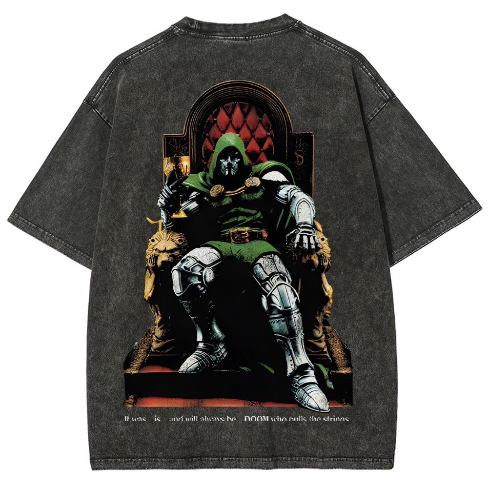 Unisex Fit Washed T-Shirt | DOCTOR DOOM