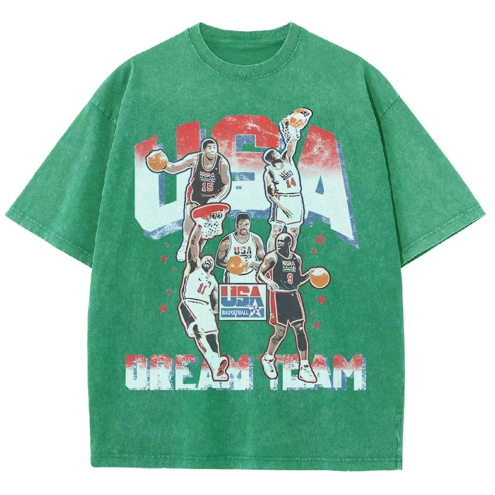 Unisex Fit Washed T-Shirt | 1992 USA TEAM
