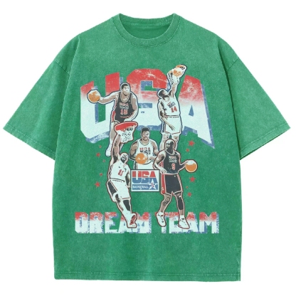 Unisex Fit Washed T-Shirt | 1992 USA TEAM
