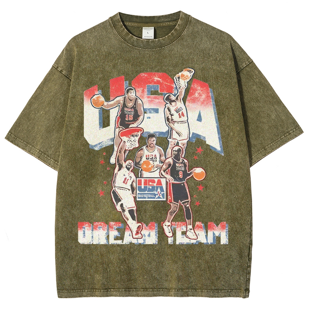 Unisex Fit Washed T-Shirt | 1992 USA TEAM