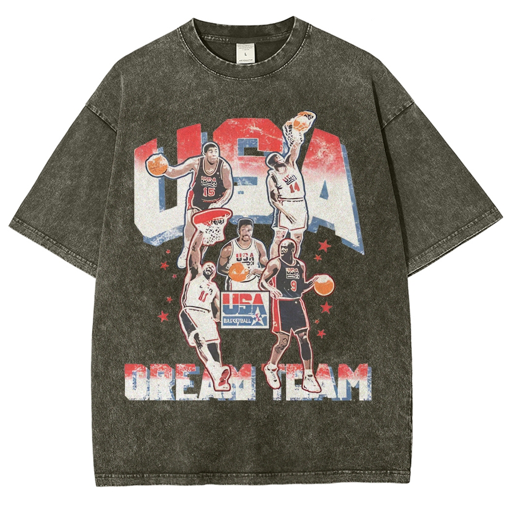 Unisex Fit Washed T-Shirt | 1992 USA TEAM