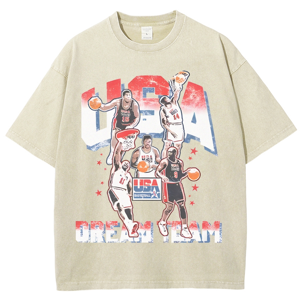 Unisex Fit Washed T-Shirt | 1992 USA TEAM