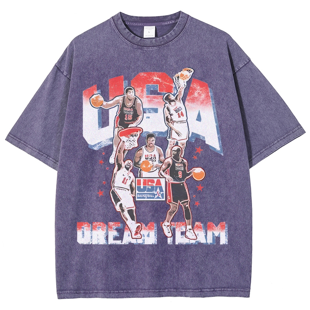 Unisex Fit Washed T-Shirt | 1992 USA TEAM