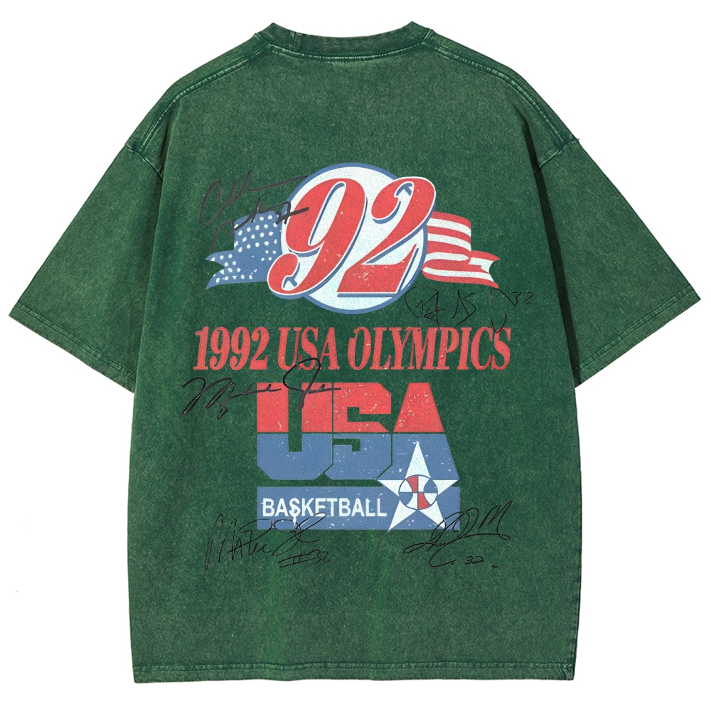 Unisex Fit Washed T-Shirt | 1992 USA TEAM