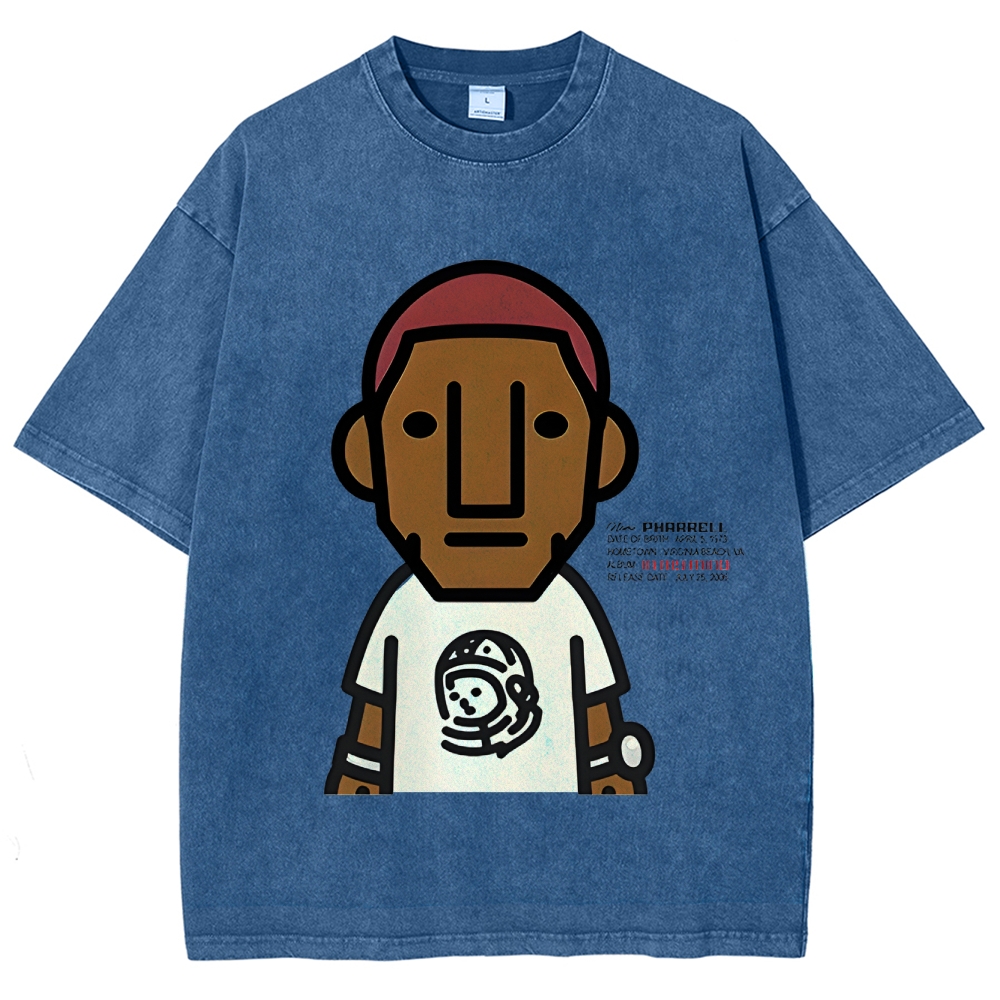 Unisex Fit Washed T-Shirt | PHARRELL WILLIAMS