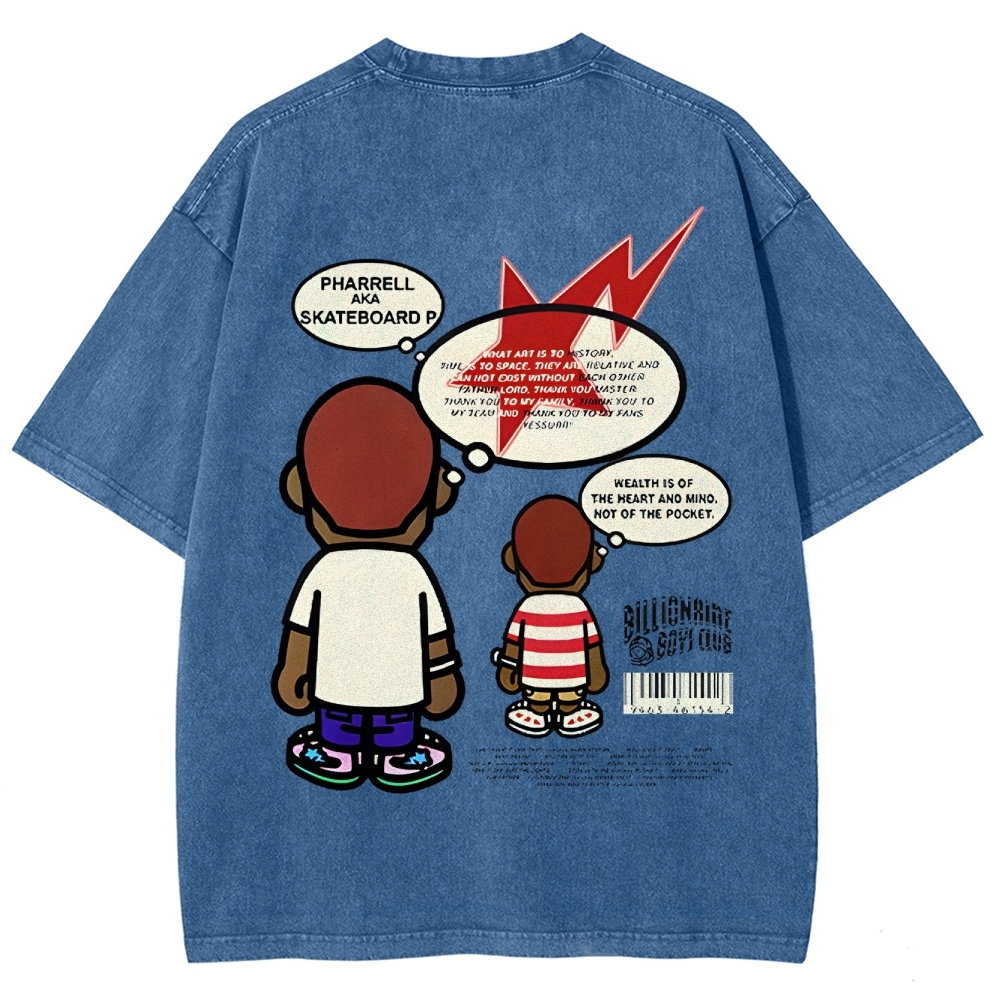 Unisex Fit Washed T-Shirt | PHARRELL WILLIAMS