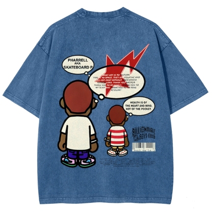 Unisex Fit Washed T-Shirt | PHARRELL WILLIAMS