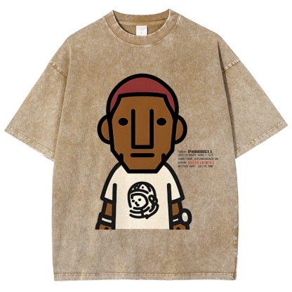 Unisex Fit Washed T-Shirt | PHARRELL WILLIAMS