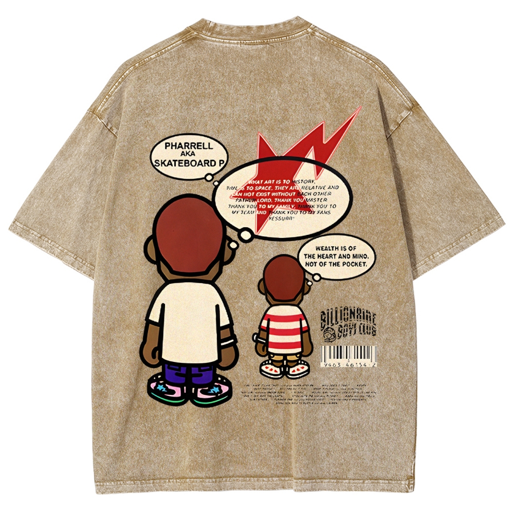 Unisex Fit Washed T-Shirt | PHARRELL WILLIAMS