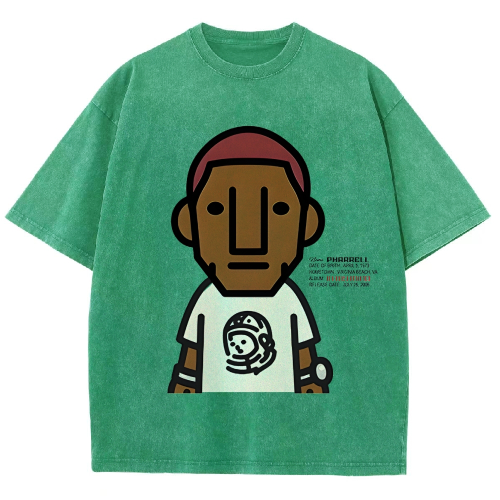 Unisex Fit Washed T-Shirt | PHARRELL WILLIAMS