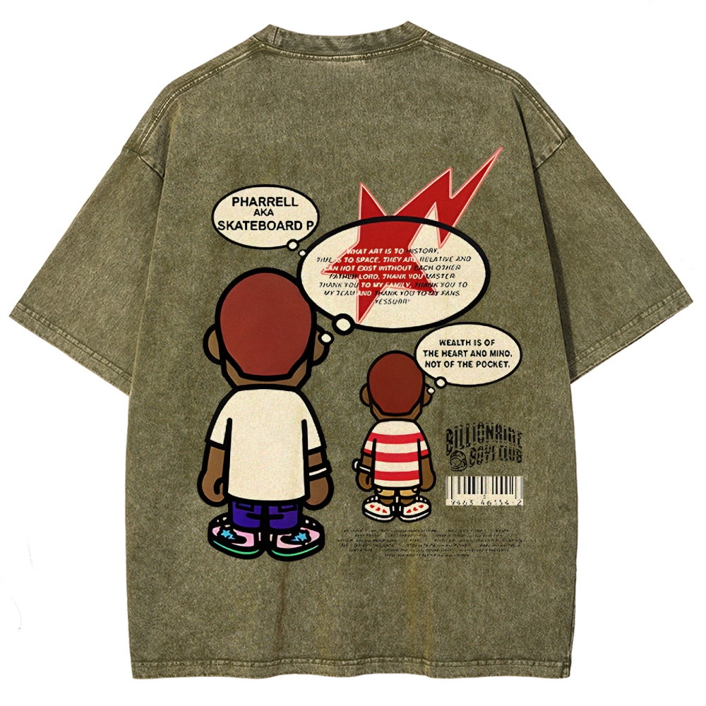 Unisex Fit Washed T-Shirt | PHARRELL WILLIAMS