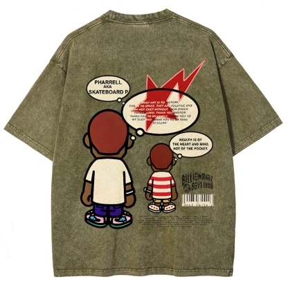 Unisex Fit Washed T-Shirt | PHARRELL WILLIAMS