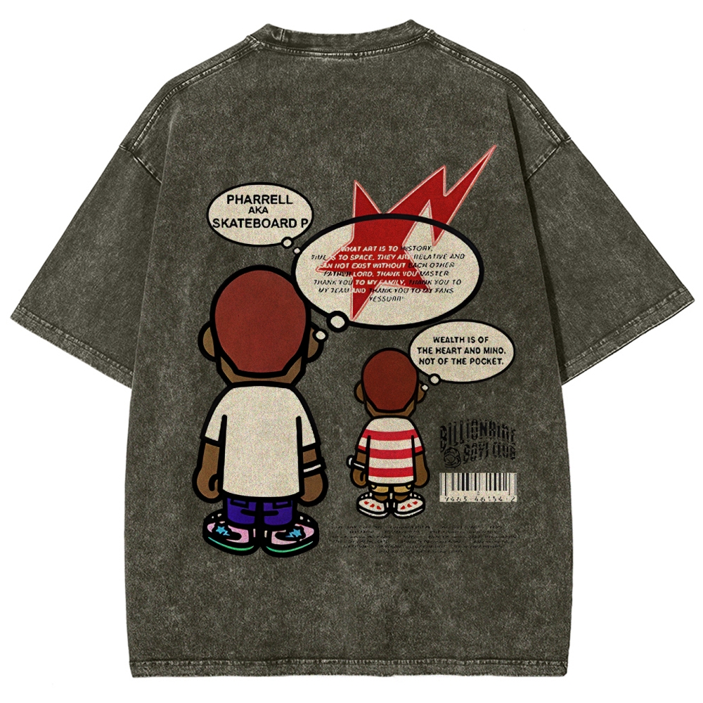 Unisex Fit Washed T-Shirt | PHARRELL WILLIAMS