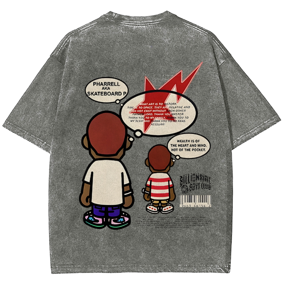 Unisex Fit Washed T-Shirt | PHARRELL WILLIAMS