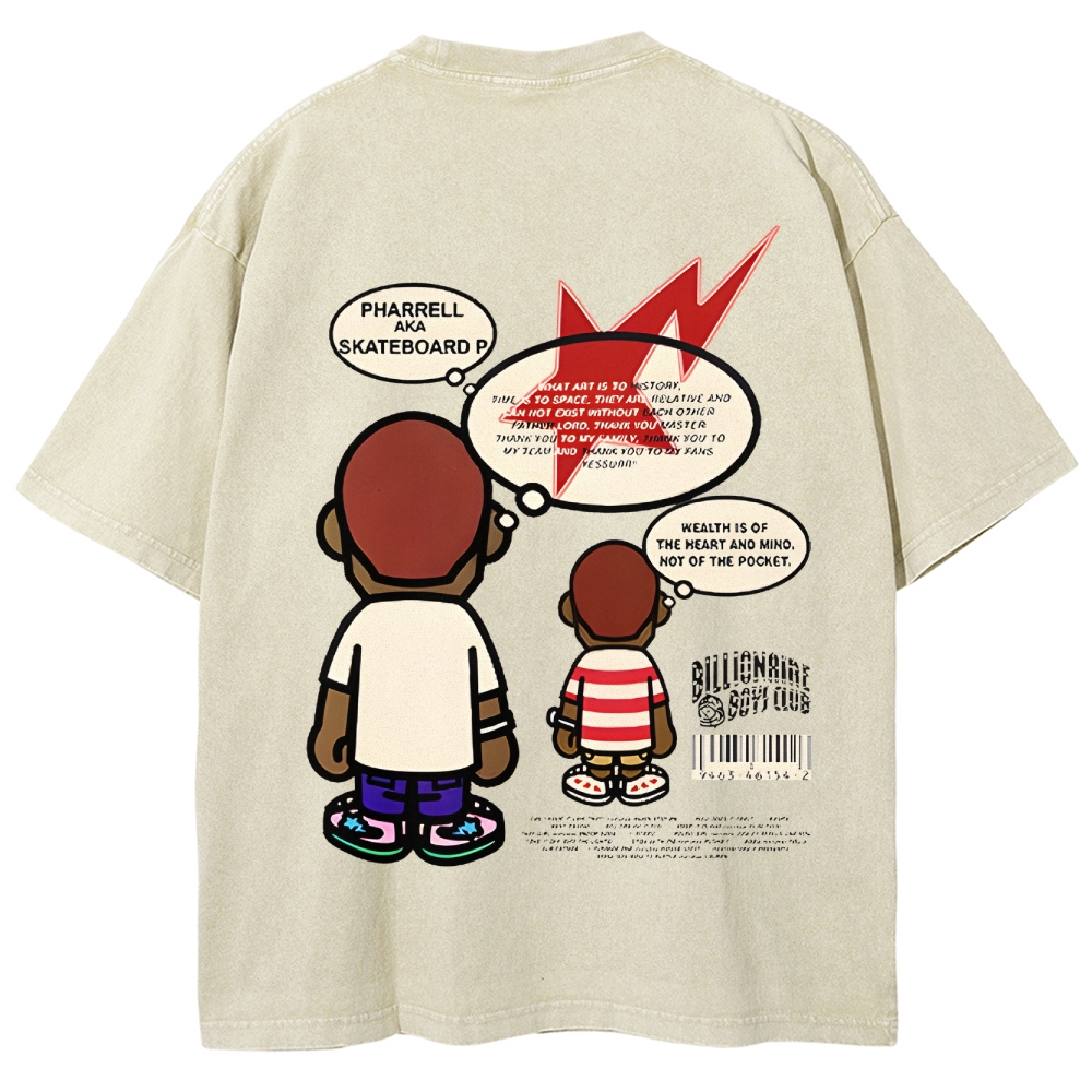 Unisex Fit Washed T-Shirt | PHARRELL WILLIAMS