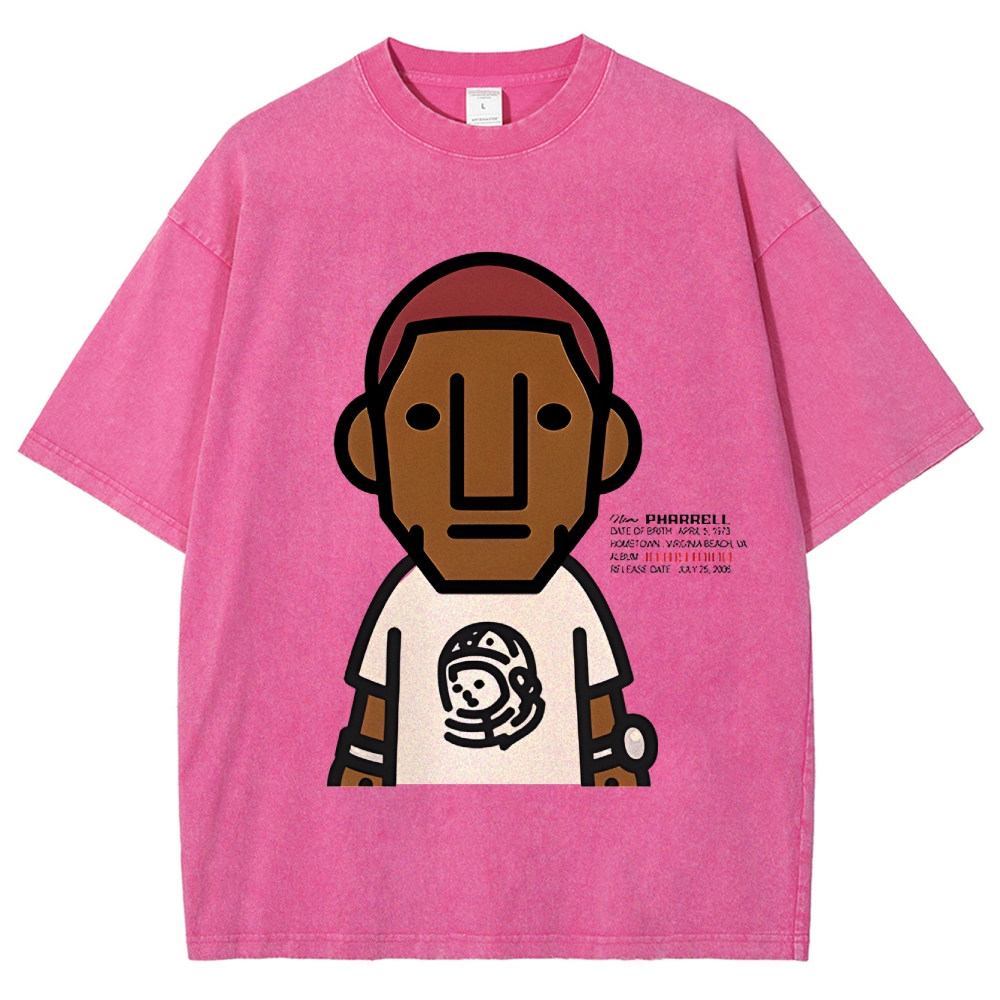 Unisex Fit Washed T-Shirt | PHARRELL WILLIAMS