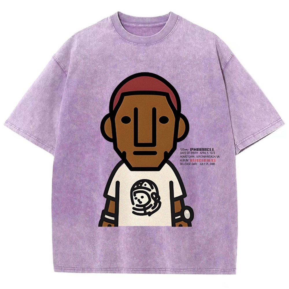 Unisex Fit Washed T-Shirt | PHARRELL WILLIAMS