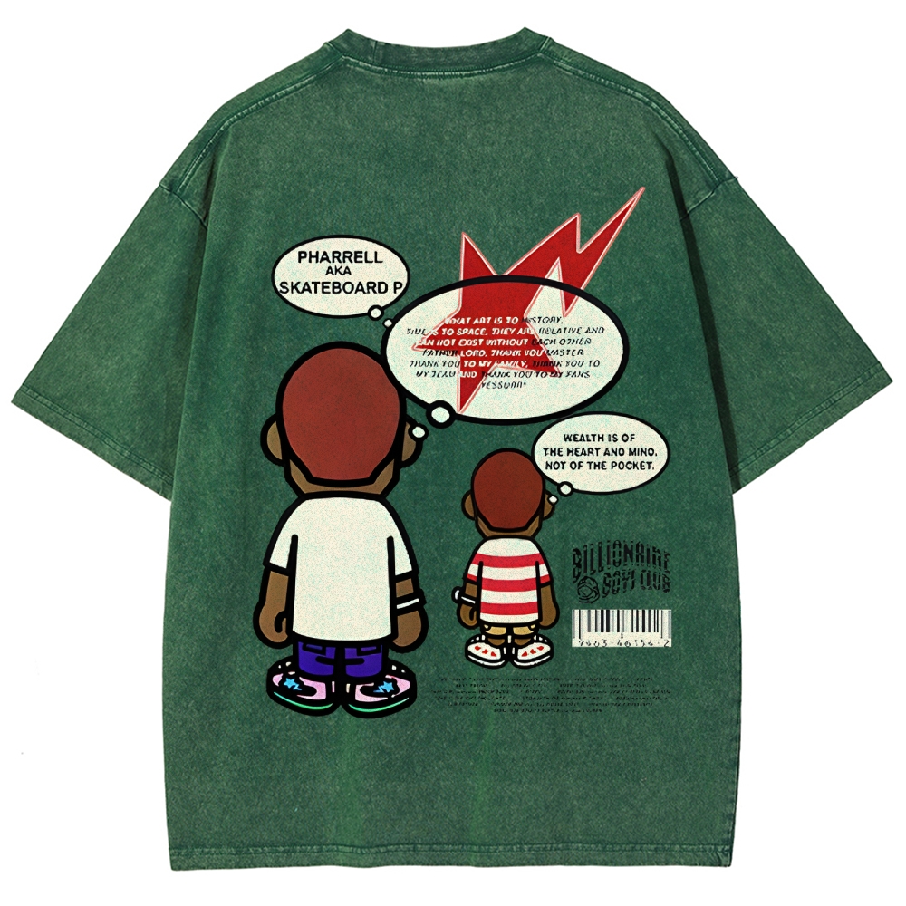 Unisex Fit Washed T-Shirt | PHARRELL WILLIAMS