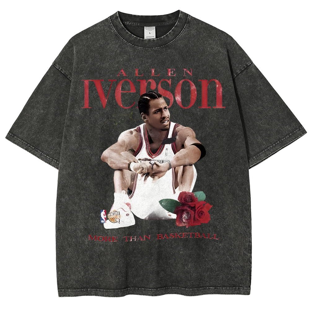 Unisex Fit Washed T-Shirt | ALLEN IVERSON