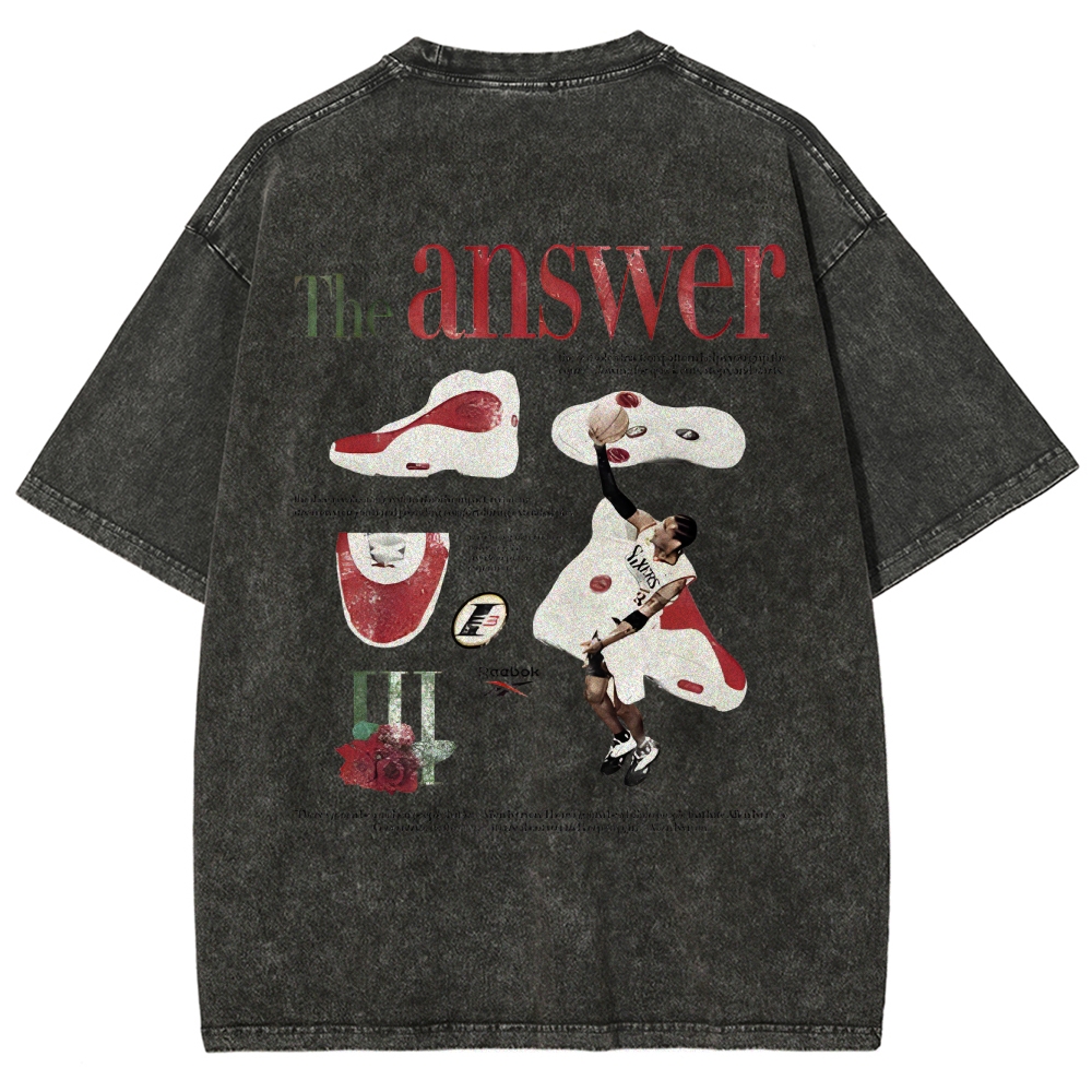 Unisex Fit Washed T-Shirt | ALLEN IVERSON