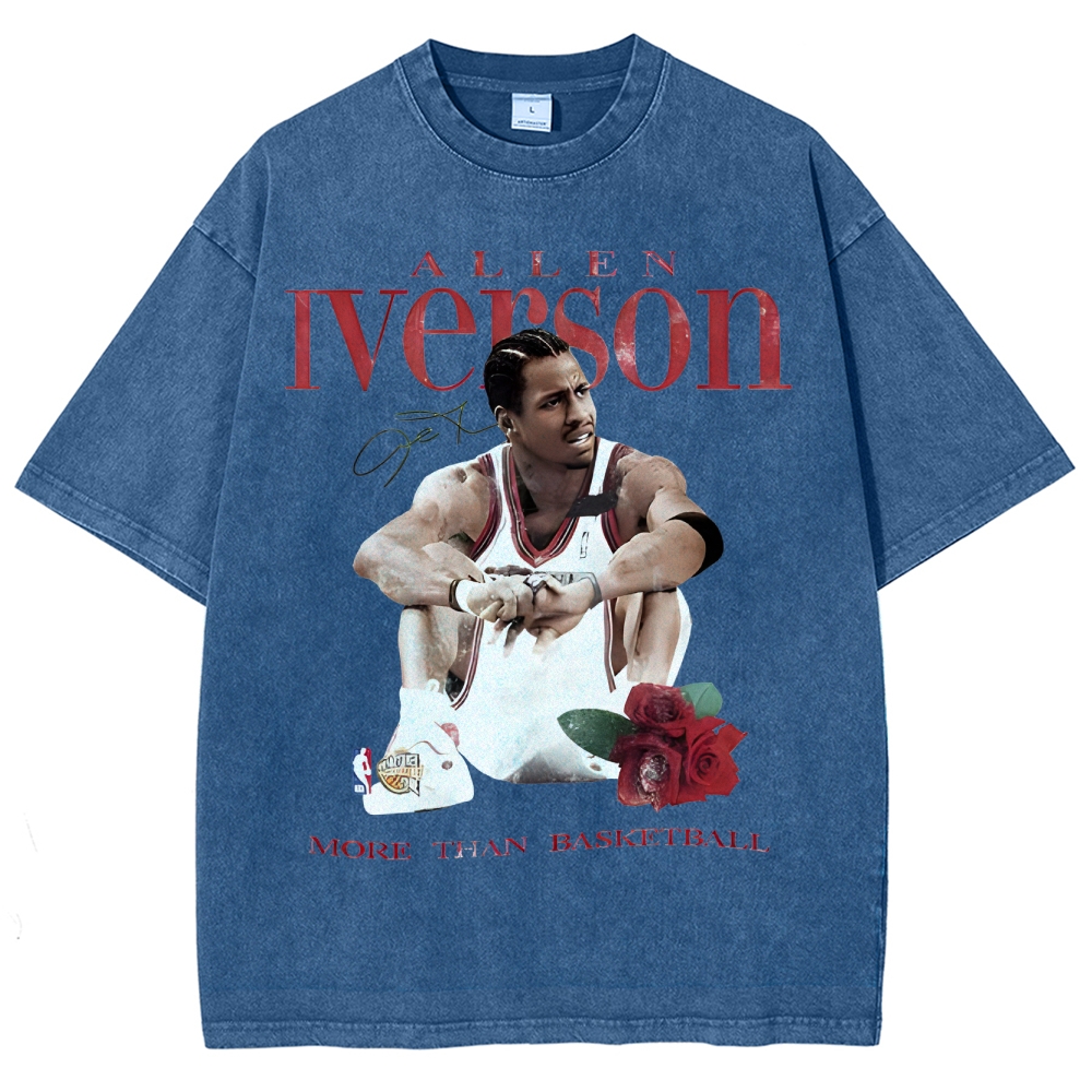 Unisex Fit Washed T-Shirt | ALLEN IVERSON