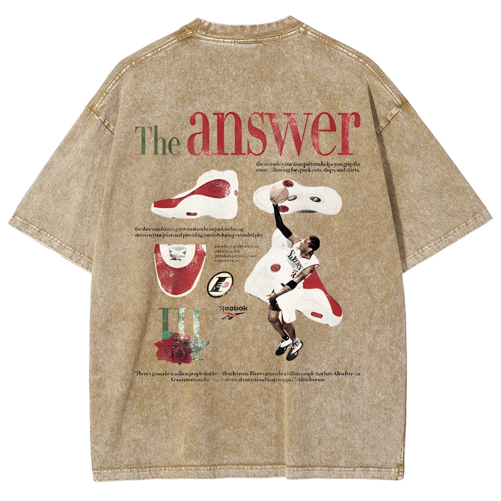 Unisex Fit Washed T-Shirt | ALLEN IVERSON