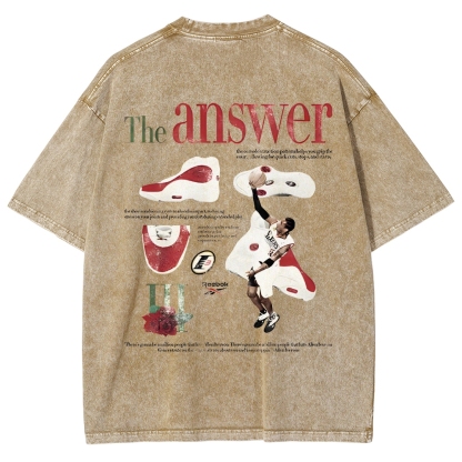 Unisex Fit Washed T-Shirt | ALLEN IVERSON