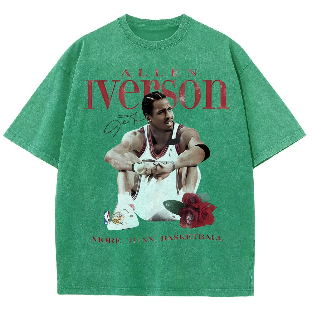 Unisex Fit Washed T-Shirt | ALLEN IVERSON