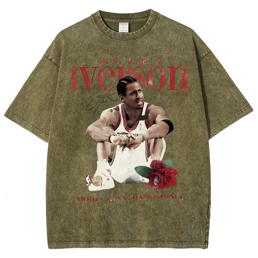 Unisex Fit Washed T-Shirt | ALLEN IVERSON