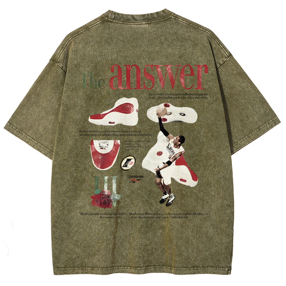 Unisex Fit Washed T-Shirt | ALLEN IVERSON
