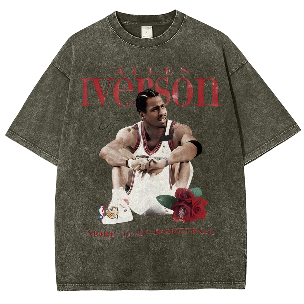Unisex Fit Washed T-Shirt | ALLEN IVERSON