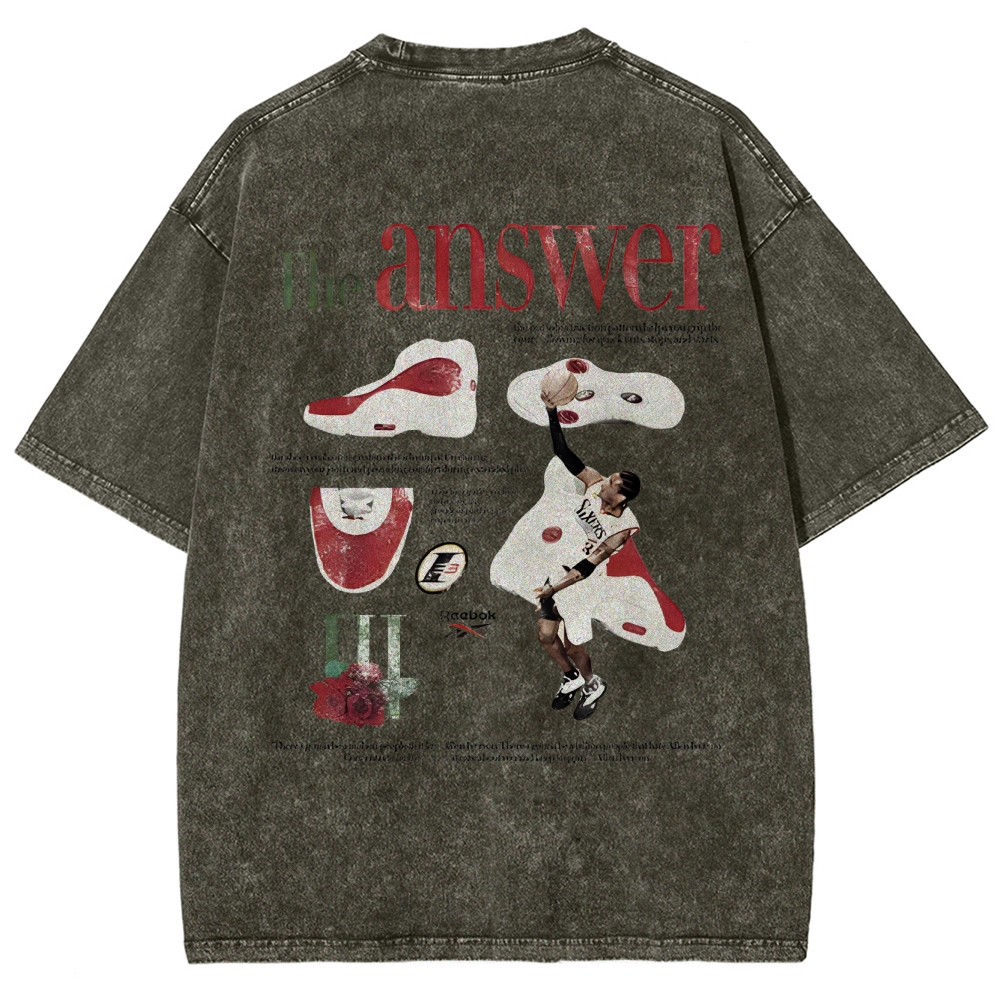Unisex Fit Washed T-Shirt | ALLEN IVERSON