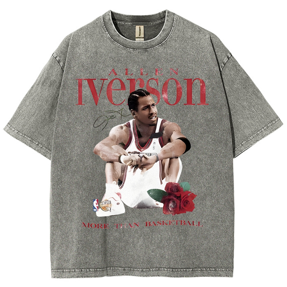 Unisex Fit Washed T-Shirt | ALLEN IVERSON
