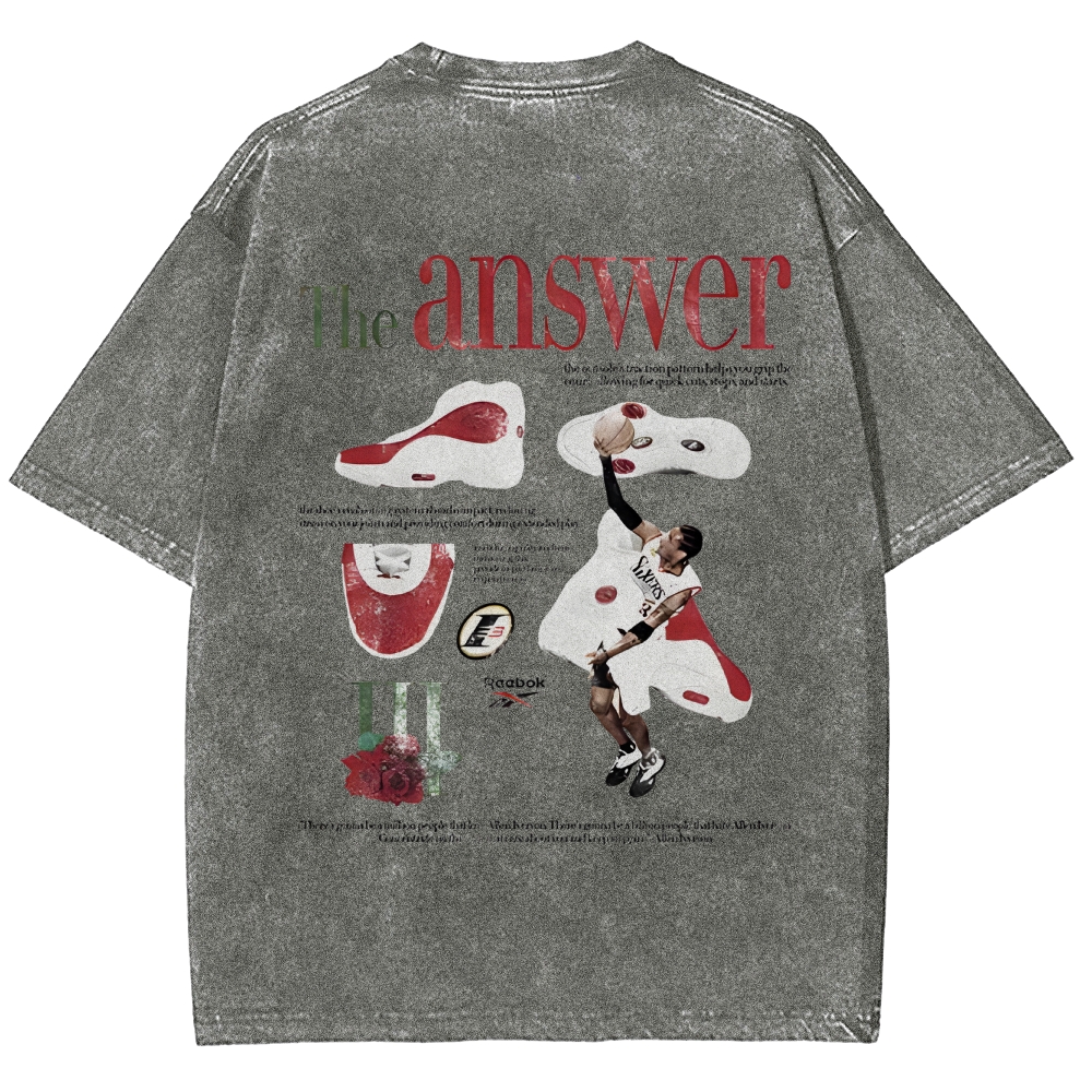 Unisex Fit Washed T-Shirt | ALLEN IVERSON