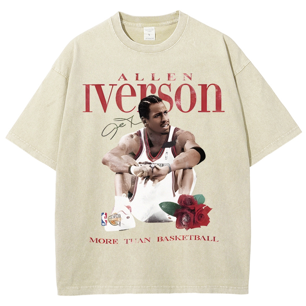Unisex Fit Washed T-Shirt | ALLEN IVERSON