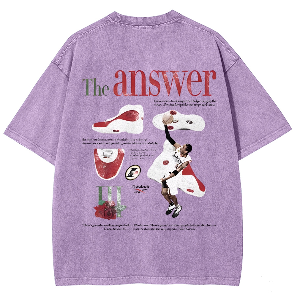 Unisex Fit Washed T-Shirt | ALLEN IVERSON