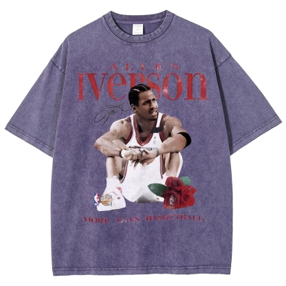 Unisex Fit Washed T-Shirt | ALLEN IVERSON