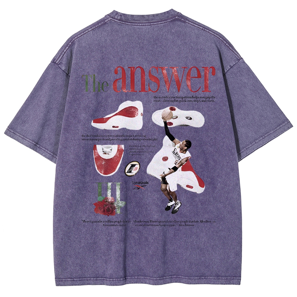 Unisex Fit Washed T-Shirt | ALLEN IVERSON