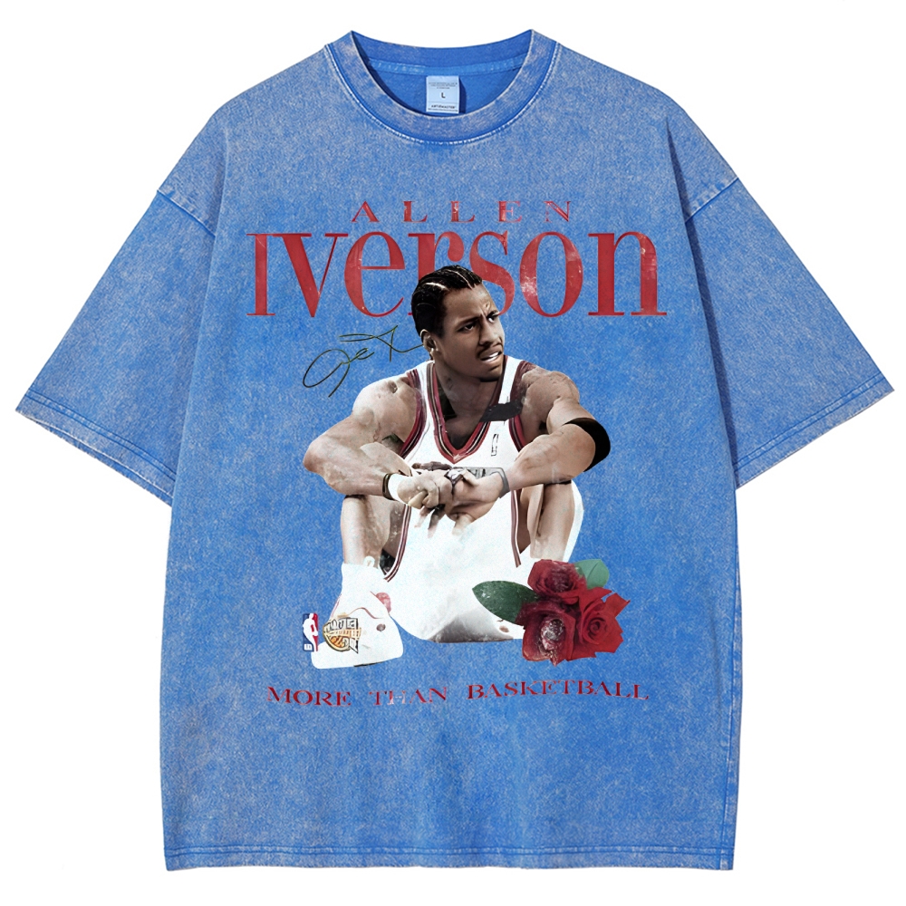 Unisex Fit Washed T-Shirt | ALLEN IVERSON