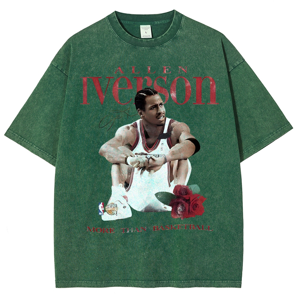Unisex Fit Washed T-Shirt | ALLEN IVERSON