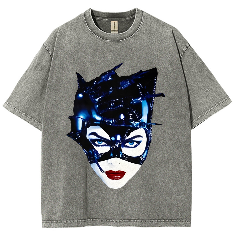 Unisex Fit Washed T-Shirt | CATWOMAN