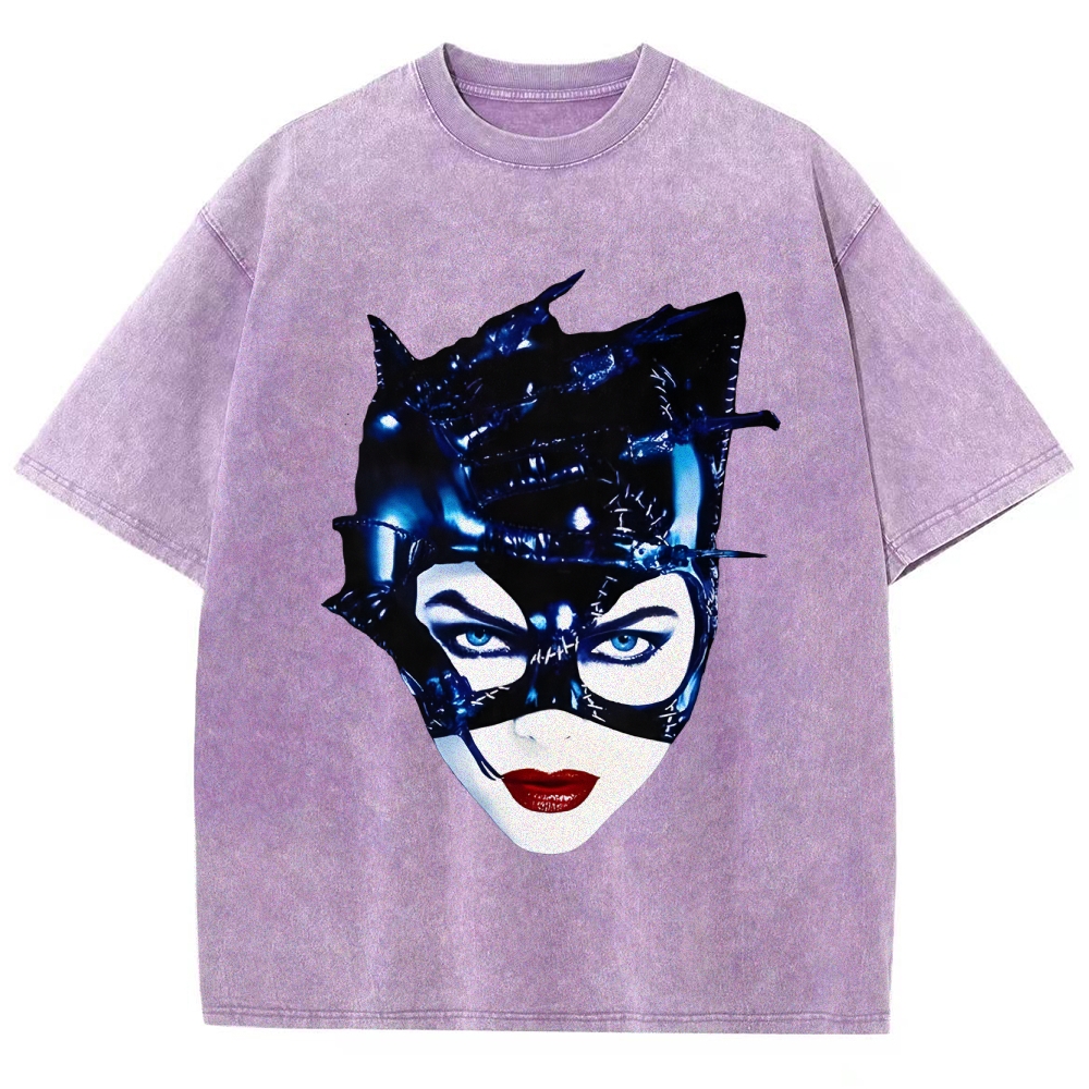 Unisex Fit Washed T-Shirt | CATWOMAN