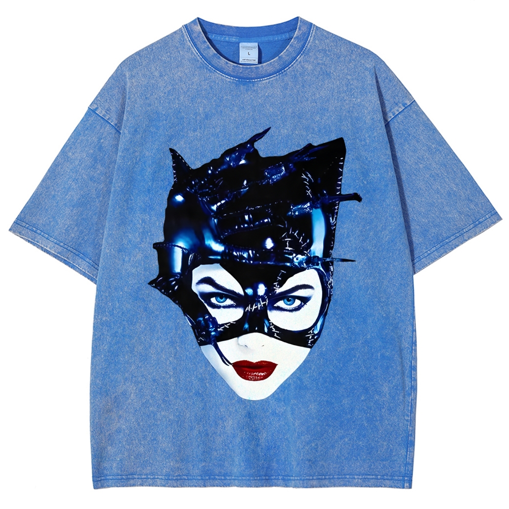 Unisex Fit Washed T-Shirt | CATWOMAN