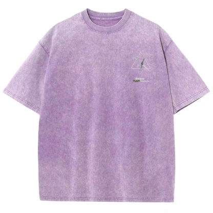 Unisex Fit Washed vintage T-Shirt GACHIAKUTA